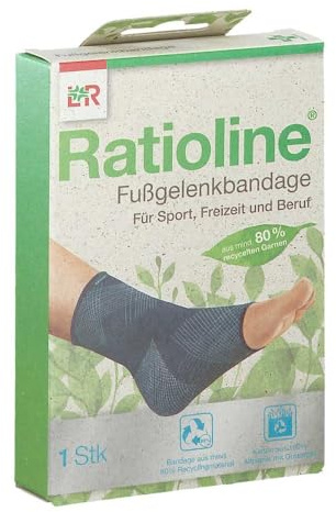 RATIOLINE Fußgelenkbandage Gr.M 1 St