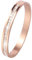 JJDreams 8 mm/0.32in Rhinestone Bangle,Gold Plated Cubic Zirconia Tennis Bangle Classic Tennis Bracelet Fashion Jewelry for Women,Rose Gold