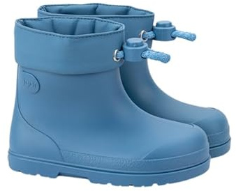 IGOR W10305 Stivali da Pioggia per Bambini in Gomma Flessibile Mendi - Barefoot Prodotto in Spagna., 28 EU