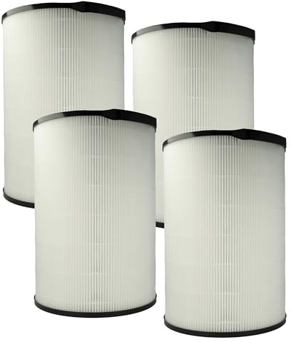 vhbw 4X Luftilter kompatibel mit Philips AC4236/10, Series 4000i Luftreiniger - Kombifilter HEPA + Aktivkohle