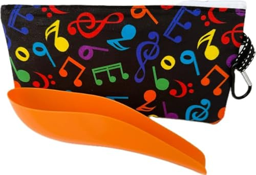 Urinette® Rigide avec Pochette de Rangement et Son Mousqueton (Orange et Musik)