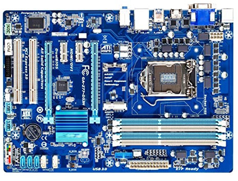 Schede madri per computer Fit For GIGABYTE GA-Z77-DS3H Scheda madre desktop. LGA1155 DDR3 32 GB PCI-E 3.0 Supporto CPU Core I7i5i3 USB2.0 ATX. Placa-mãe.
