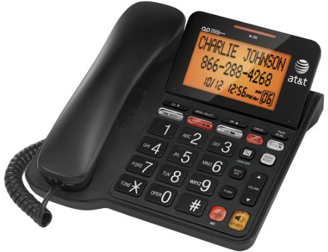 AT&T Corded Answering System w/ Large Display