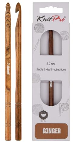 KnitPro Ginger Single Ended Crochet Hook | 7.00mm
