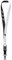 Nike Unisex – Erwachsene Premium Lanyard NSW Schlüsselband, Black/White, 48cm