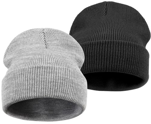 DRESHOW Toddler Beanie Kids Invierno Sombreros Niños Soft Knit Unisex Sombrero para Bebé Niños Niñas Gorro Cálido Beanies para 3-7 Años