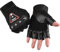 PYEUIFT Guanti Da Moto Senza dita in pelle,Guanti moto Estivi,Mezze dita Guanto Traspiranti Half Finger Paintball gloves uomo e donna per Bici Ciclismo MTB All'aperto Arrampicata Sport Palestra