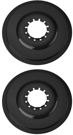 VGOL Lot de 2 Protège‑Rayons de Roue Libre 137 x 38 mm Plastique pour Vélos VTT Route et Pliants Noir et Transparent