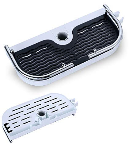 JOHO Duschablage D24mm ohne Bohren Duschregal für Duschstange Duschsäule