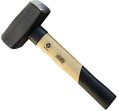 Massette manche en bois 800g tête de marteau durcie marteau frappeur masse