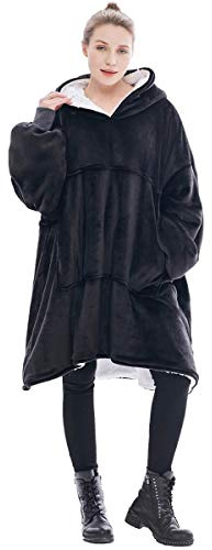 FELOVE Felpa Oversize con Cappuccio,Hoodie Gigante Super Morbida,Calda e Confortevole,Felpa con Cappuccio Adatta per Adulti, Uomini, Donne, Adolescenti
