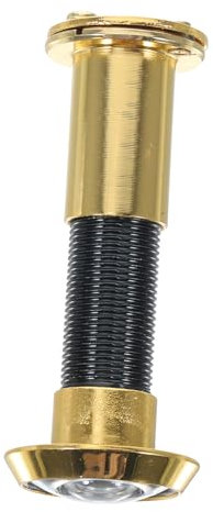 SHINEOFI Spioncino Per Porta D'ingresso in Acciaio Inox Con Copertura Privacy, Grandangolare Ø16mm Per Porte Spesse 40-55mm, Facile Installazione, Sicurezza e Visibilità Completa