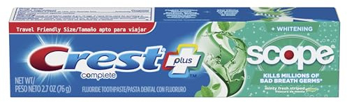 Crest Whitening Plus Scope Minty Fresh Striped Tooth Paste - 2.7 Oz