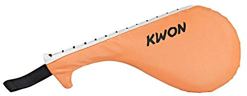 Kwon® Single Hand Mitt ULTRA STRONG Pratze Kunstleder Schlagpolster orange