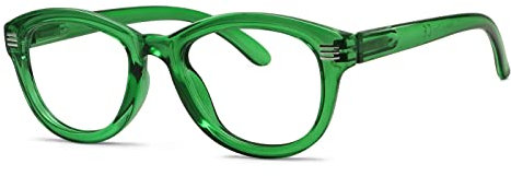 Eyekepper Katzenauge Lesebrille - Übergroße Stilvolle Lesehilfe für Damen Grüne +3.00