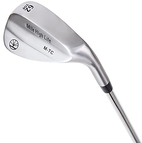 Mile High Life | Smidda wedgeklubbset för golf | Golf Gap Wedge set för nybörjare | Beröm kil golfklubbor för män och kvinnor (silver-62 grader)