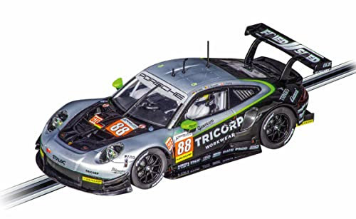 Carrera DIGITAL 124 Porsche 911 RSR Proton Competition No.88 | Slotcar Ready to Race | Perfekt für Männer, Kinder & Erwachsene | Original Porsche-Lizenz | Beeindruckende Lichtfunktionen