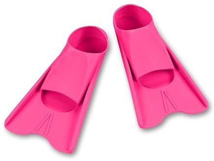 DRUNA - Aletas de Natación Cortas | Cómodas y Antideslizantes | para Adultos y Niños | Fortalecen Piernas y Pies | Ideales para Entrenamiento en Piscina y Buceo, Colores Variados, TPE
