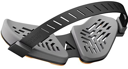 DELTAHUB Carpio G2.0 - ergonomische Handgelenkauflage für Rechtshänder, mit Silikonband, Handgelenkstütze, Reduziert Überstreckung, Ermüdung & Handgelenkschmerz, leichtes Gleiten (Grau, S)