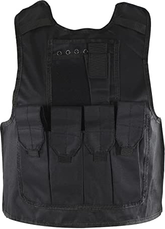 RiToEasysports Taktische Weste, Kinder Outdoor Training, 600D Oxford-Stoff, Kinderweste mit Mehreren Taschen, Freie Größe, Spielweste für Outdoor Sport, Training, und Spiel aktivitäten