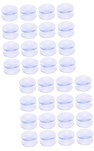Cabilock 2 Sets Gummi-Pads Tassen Für Pflaster Doppelseitige Silikon-saugnäpfe Für Die Organisation Von Ferienhäusern 48 Stück * 2