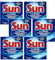 SUN CLASSIC - Sale rigenerante, 1 kg, detergente per lavastoviglie, confezione da 6