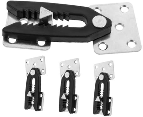 Hemobllo 4pezzi Connettore Per Mobili in Stile Perno Per Componibili Fibbie Ricambio Per Parti Collegamento Per Ad Incastro Realizzato in Abs e Ferro