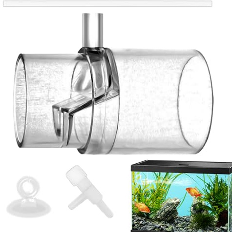 Wezalget Oxygène pour Aquarium,Pompe À Air sans Électricité pour Aérateur D Aquarium - Accessoires Réglables pour Seau À Appâts Hydroponie Aménagement Habitat
