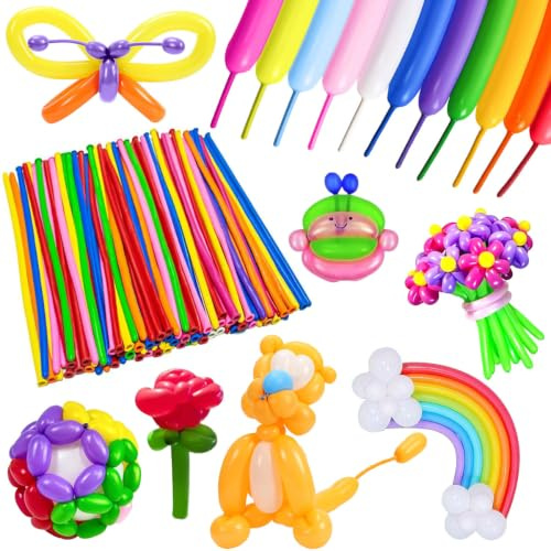 200 globos largos para modelar