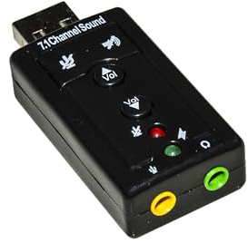 Link LK70777 Adattatore USB-Audio per Microfono, Casse O Cuffie