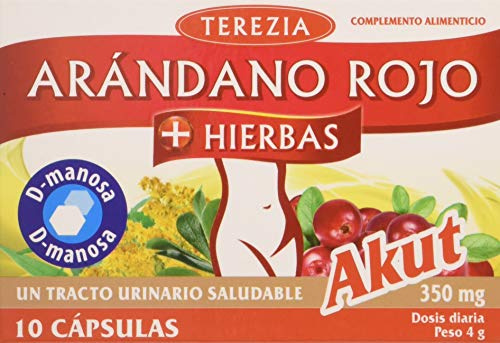 Terezia Arandano Rojo D-Manosa 10Cap Terezia 1 Unidad 300 g