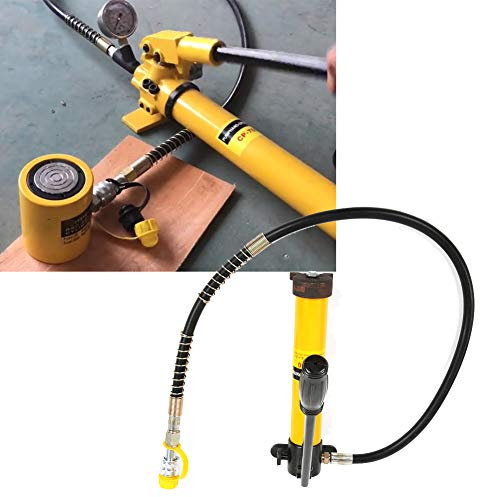 5 Ton Hydraulic Jacks + Manual Hydraulic Pump Stoke 700/20 kg/cm², Portable Split Type