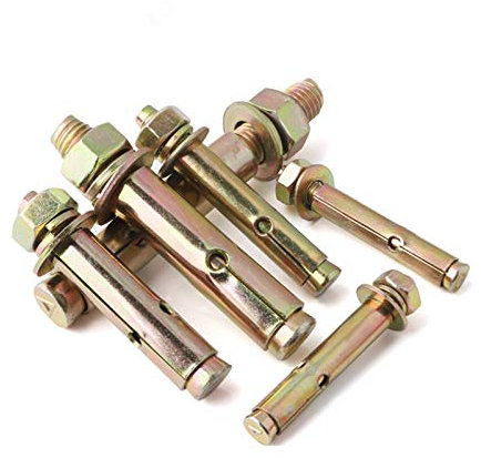 Expansionsbolzen M6 x 50 mm Ankerbolzen Fixieranker Sechskantschraube Hülse Betonanker 10 Stück