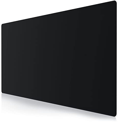 TITANWOLF - Grande Tappetino Mouse da Gioco - XXXL Oversize Mousepad - Dimensione 1800 x 800 mm - XXL Formato Oversize da scrivania e Tavolo - per Mouse e Tastiera - Nero