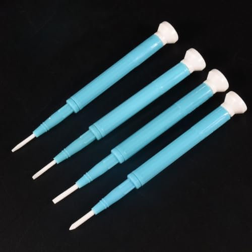 Uadme Destornillador Ceramico, 4 Piezas Mini Juego de Destornilladores, Ajustar de Frecuencia, 1,3mm 1,8mm 2,6mm 2mm para Ajuste Circuito