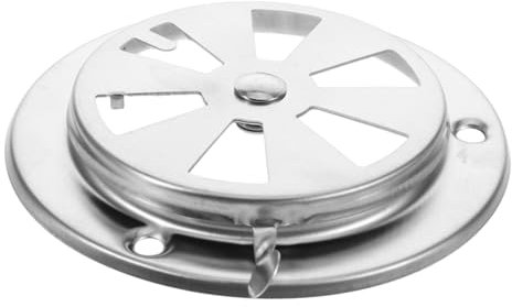 BESPORTBLE Einstellbarer Edelstahl-rundlüftungsdeckel Für Wohnmobil Und Yacht Verstellbare Luftklappe Robuste Abluftabdeckung Für Backofen Und BBQ Langlebiger Lüftungsgitter-ersatz