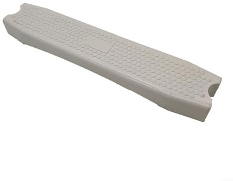 FACAIIO Échelle de rechange antidérapante en plastique pour piscine hors sol Blanc 49 cm