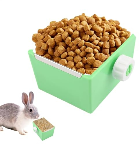 Gamelle à nourriture pour lapin, nourriture pour animaux domestiques – Gamelle pour petits animaux de compagnie pour hamsters syriens nains, gerbilles, souris, dègus ou autres animaux de compagnie