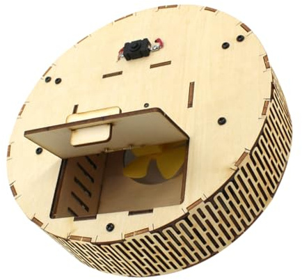 LOPUNER Diy Robot Vacuum Cleaner Model Stem Building Kit for Kids Educational Science Experiment 3d Wooden Puzzle Toy Stem Project for Teens