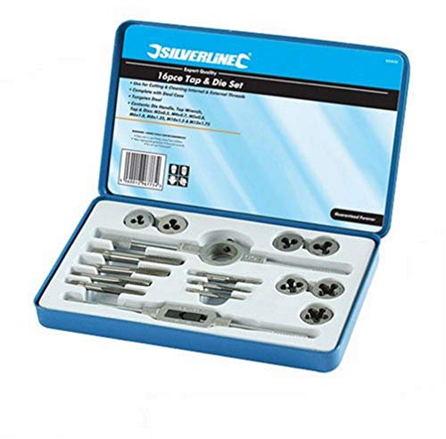Draper Tools 823533 - Juego de machos y terrajas Expert, 16 pzas (Métrico)