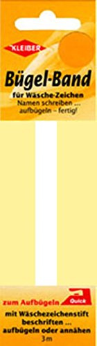 Kleiber Material Name Label Iron on Tape Refill