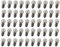 GutReise DC 50 piezas E10 6 V 0,3 A luz blanca cálida foco Bombillas Miniatura Base de tornillo