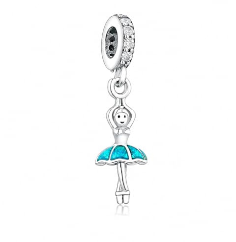 MariaFonte Charm New 2025 Compatibile Tutte Marche Bracciali Collane Ballerina Portafortuna Argento 925 Ciondoli Compleanno Anniversario Originale Offerte Amicizia Mamma Bead Cuore Natale Set Pendente