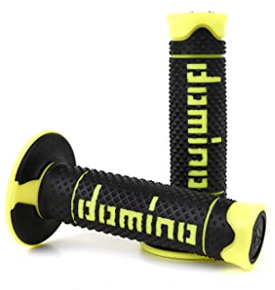 Domino Diamonte Manopole (Giallo Fl/Nero)