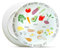 WiseAccordio® Healthy Eating Perfect Portion Control Plate,Microwave & Dishwasher Safe,Ideal for Balanced Meals & Weight Loss,Diabetes Plate