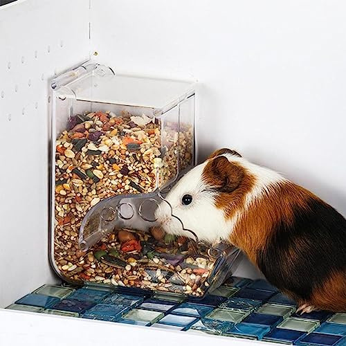 SUAOEO Hamsters Feeder,Small Animals Automatic Feeder Gravity Dispenser