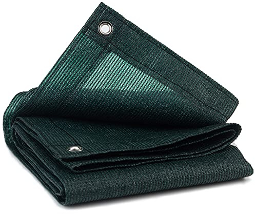 Malla de tela de sombra para invernadero, resistente a los rayos UV, para exteriores, para agricultura, jardín, vela de sombra para cría de plantas, color verde, 5 x 10 m