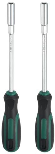 QUARKZMAN 2 Pcs Llave Para Tuercas Métrica 7mm CR-V Verde/Negro