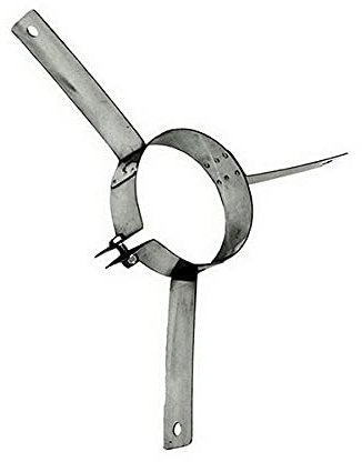 Collier multifonction pour cheminée DN 200