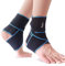 Teylam Sprunggelenkbandage, Einstellbares bandage fußgelenk, Flexible Knöchelbandage, Ultra Dünn Fußbandage, Laufen Fussball, Rechte und Linke Fußgelenk (Blau-2pcs)